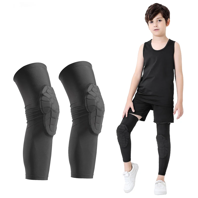 Sports Padded Protector In Elbow & Knee Pads Breathable Support Knee protector Fit outdoor sports Fitness Safety for Children