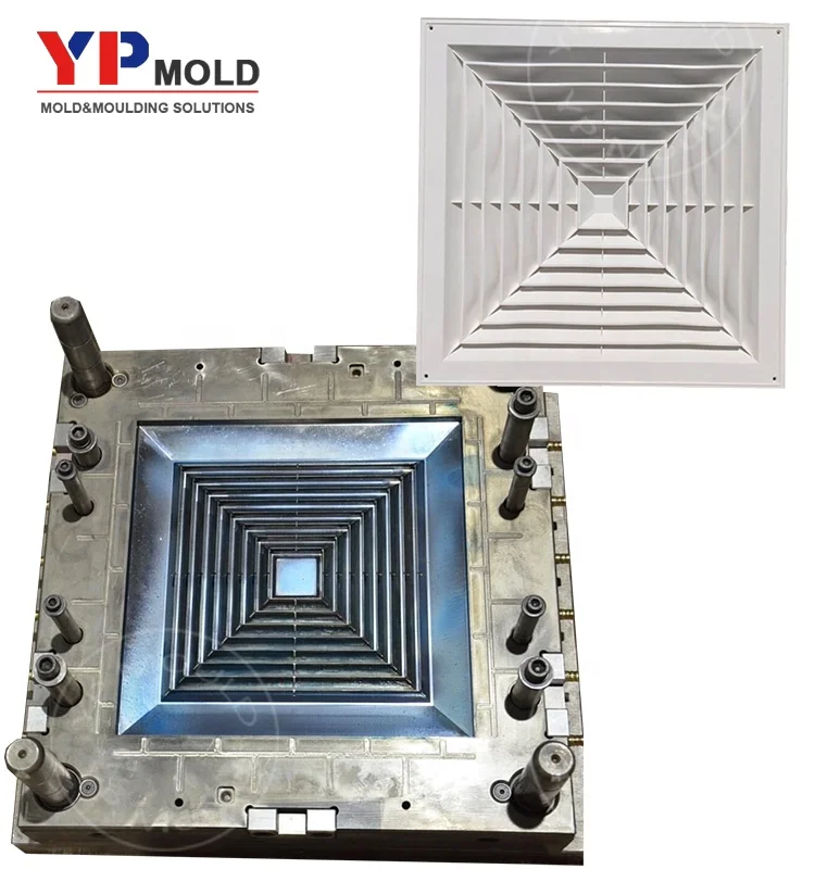 Customized High Precision plastic Central air conditioner exhaust fan Plastic Injection Mold Mould