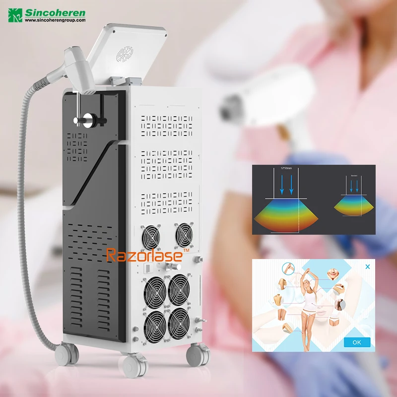 Big High Power Permanently Laser Diode 808nm Diode Laser Hair Removal Machine 755 808 1064 Diode Laser good price
