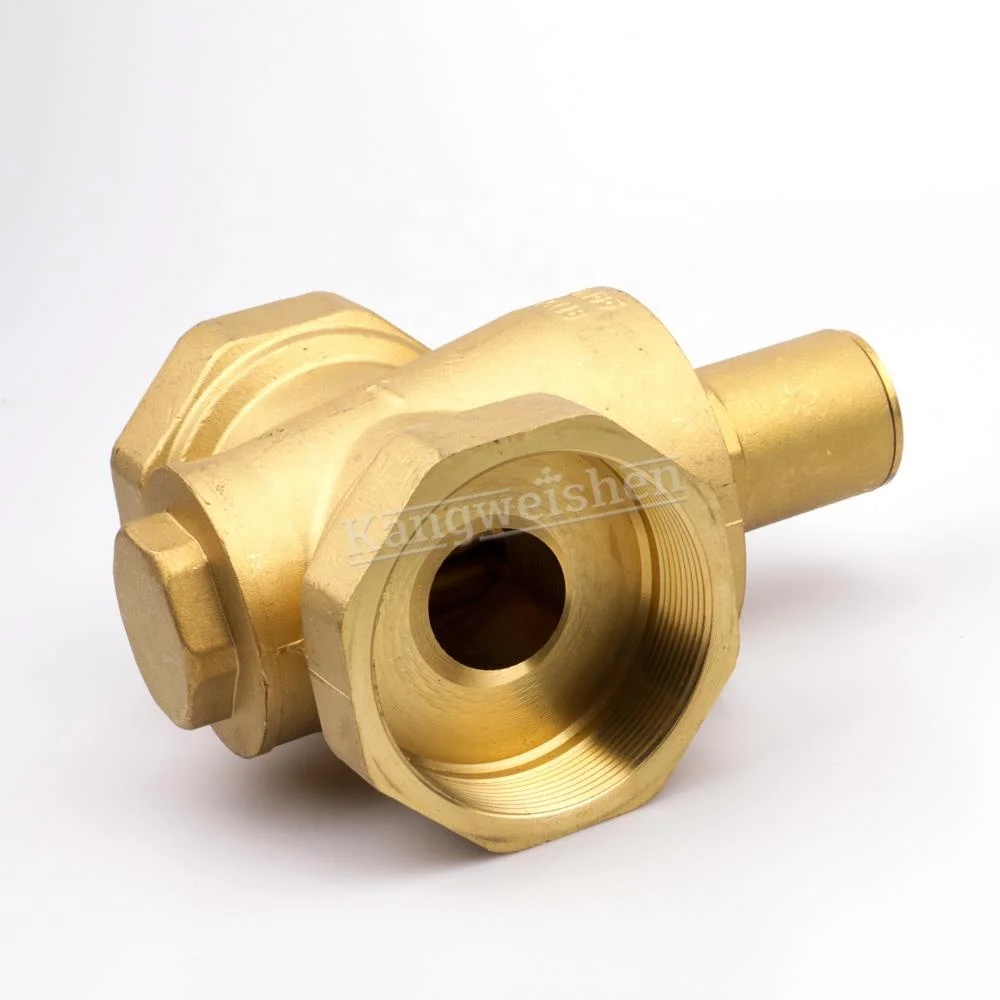 PN16 DN20 Pressure Regulator  Brass Pressure Reducing Valve with Gauge