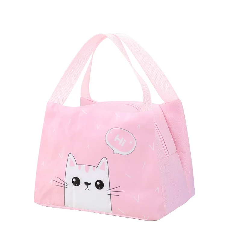 Canvas Lunch Bag Insulated Lunch Tote Japanese Style Tote Bag Reusable Cooler Insulated For Women Work Picnic Or Ice Cream