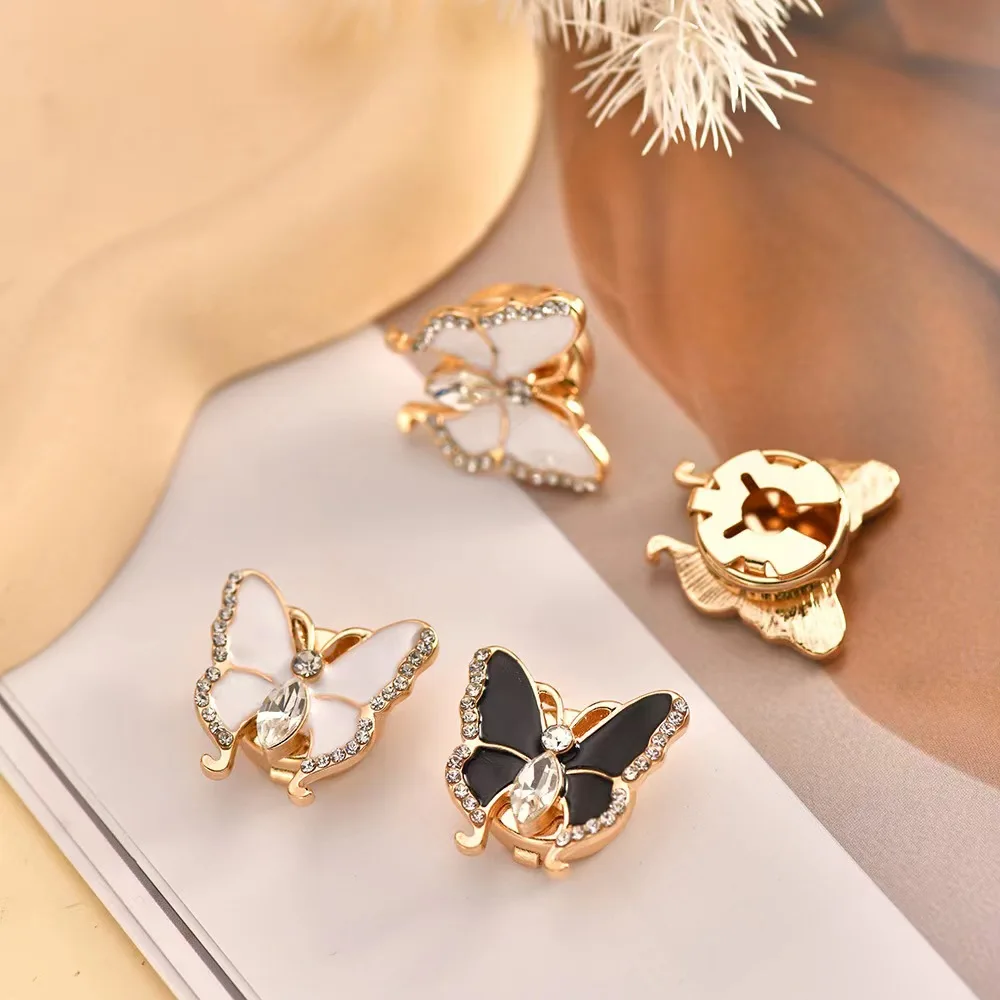 2024 new boyi Hot new banquet cufflinks Butterfly buttons Round flip shirt cufflinks decorative buttons multifunctional for man