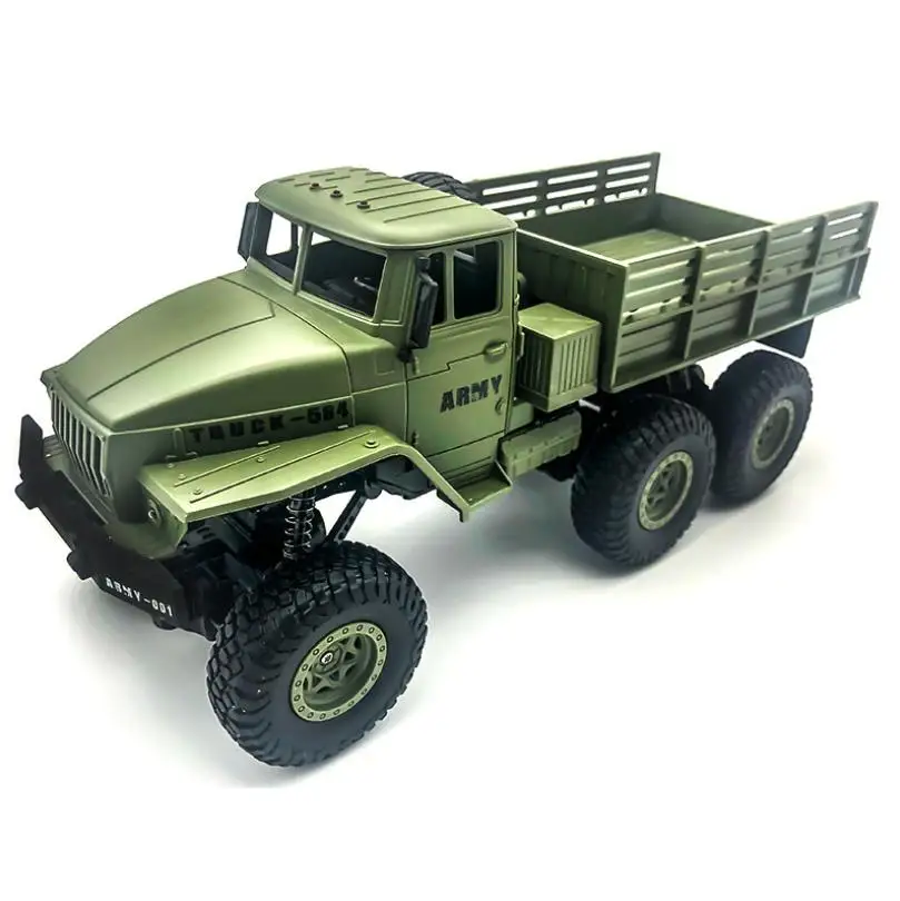 1:18 wireless six-wheel remote control military truck off-road climbing car simulation car model boy toy