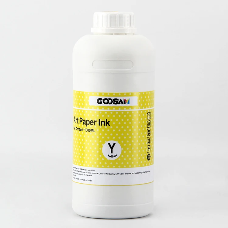 Goosam premium pigment ink art paper ink for hp designjet 500 510 800 t120 t520 t1300 z3200 design jet digital inkjet printer