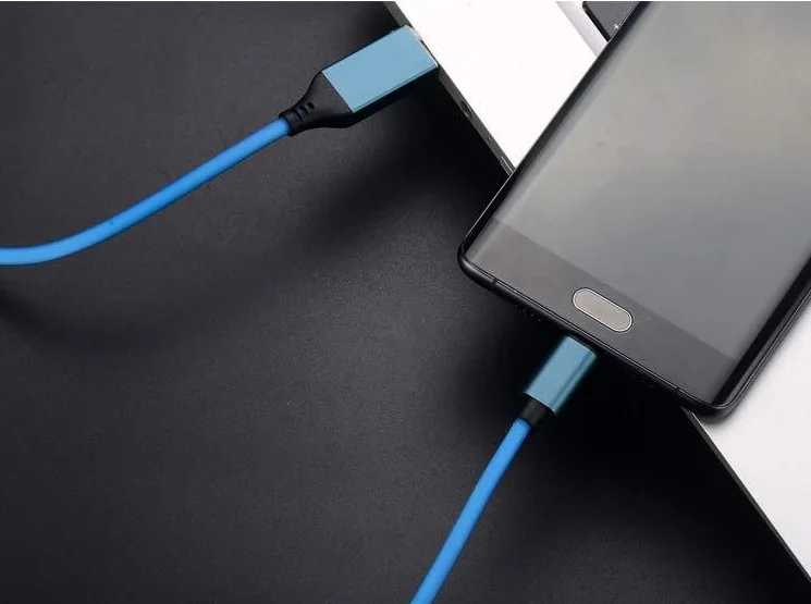 Voice activated LED Glow Flowing usb cable Charger Type c Micro USB for iphone Android Charging Cable mobile phone data cable