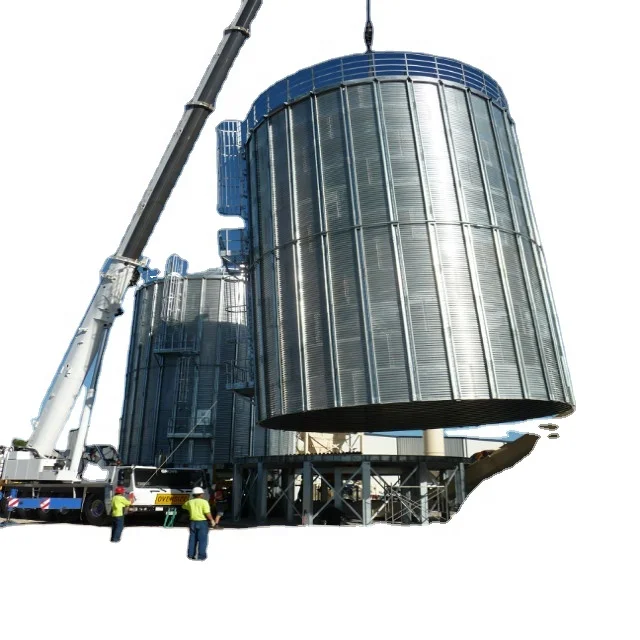 2500t galvanized grain storage silo bin