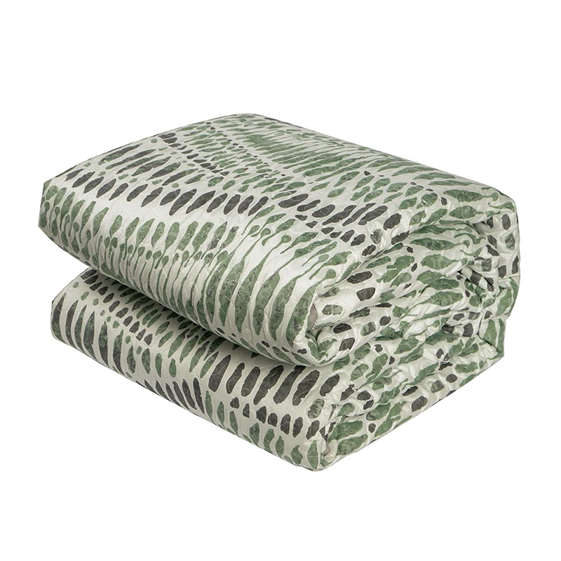 Fashionable printing thick blankets Shu cotton velvet winter bedroom quilt to keep warm lunch break leisure blanket