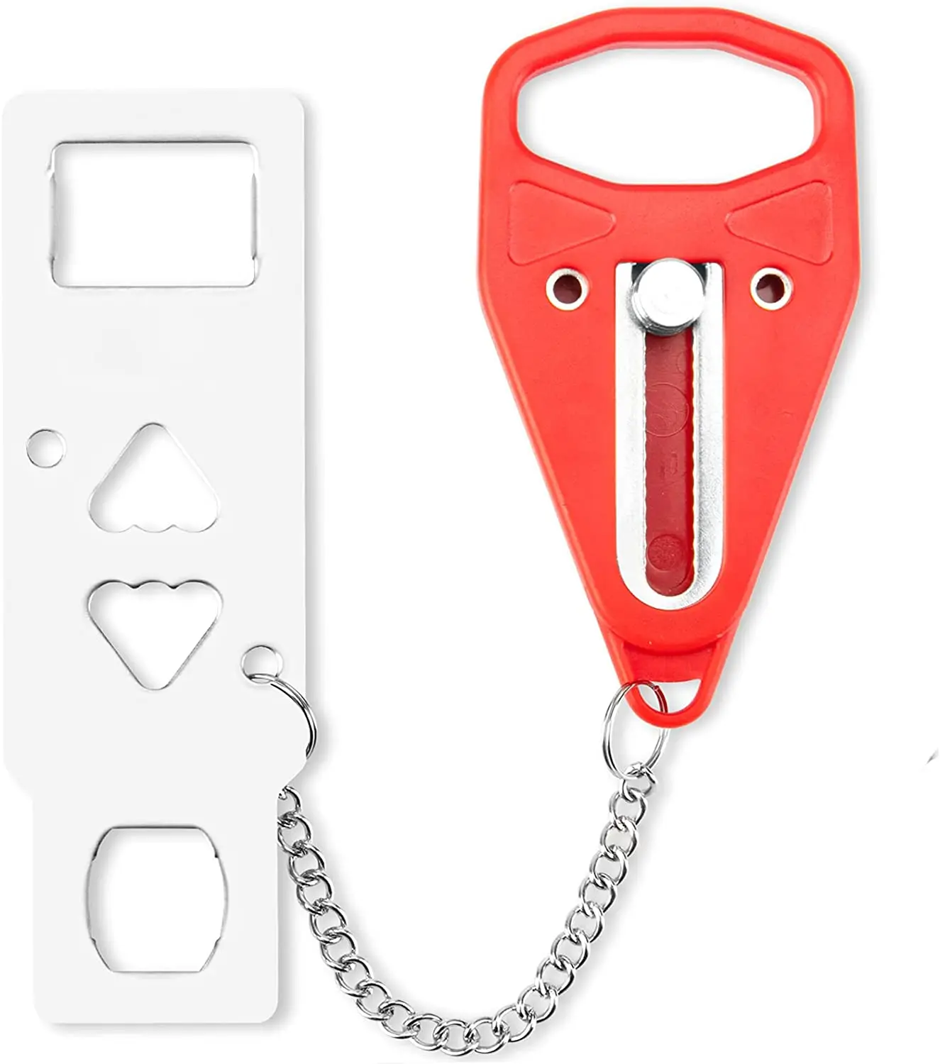 Additional Safety and Privacy for Apartment Home School Hotel Travel Lock down Security Door Locker Padlock Portable Door Lock