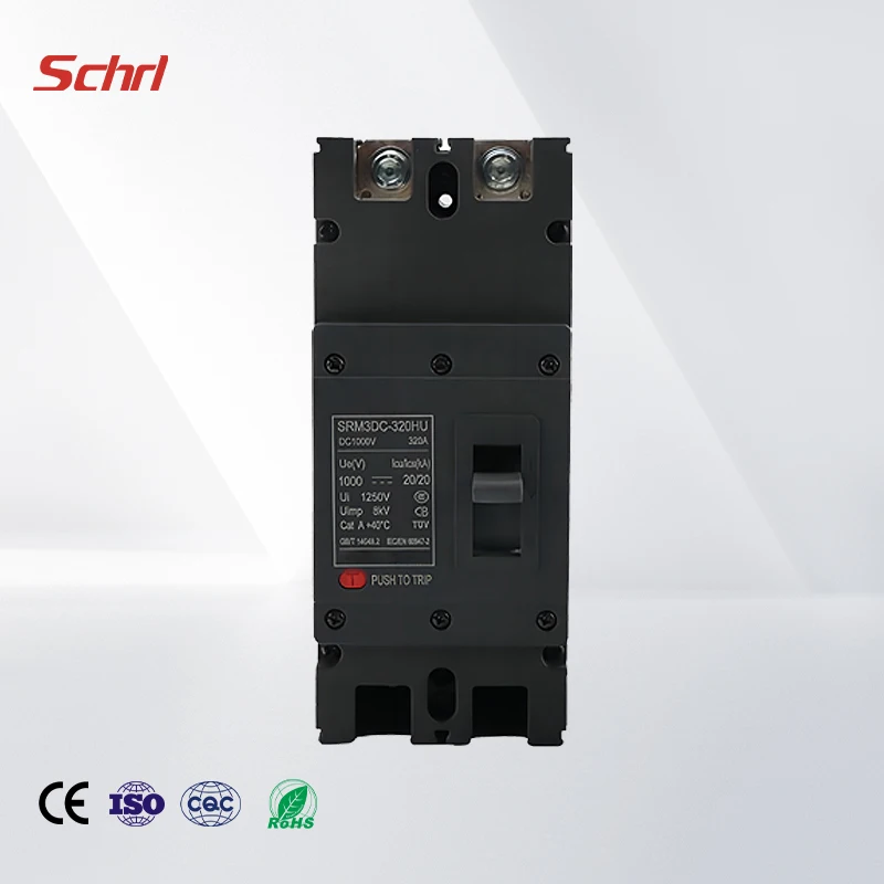 M3DC-320 DC MCCB breaker 2P 2 Pole double Phase 1000V 320 amp 320A  Electrical MCCB DC Moulded Case Circuit Breakers
