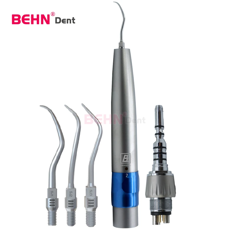 Oral Scaler Handpiece Sonic L Fiber Optic LED Equipment / Dental Sonicflex For Perio Endo Implant Surgery Scaler Device Tips