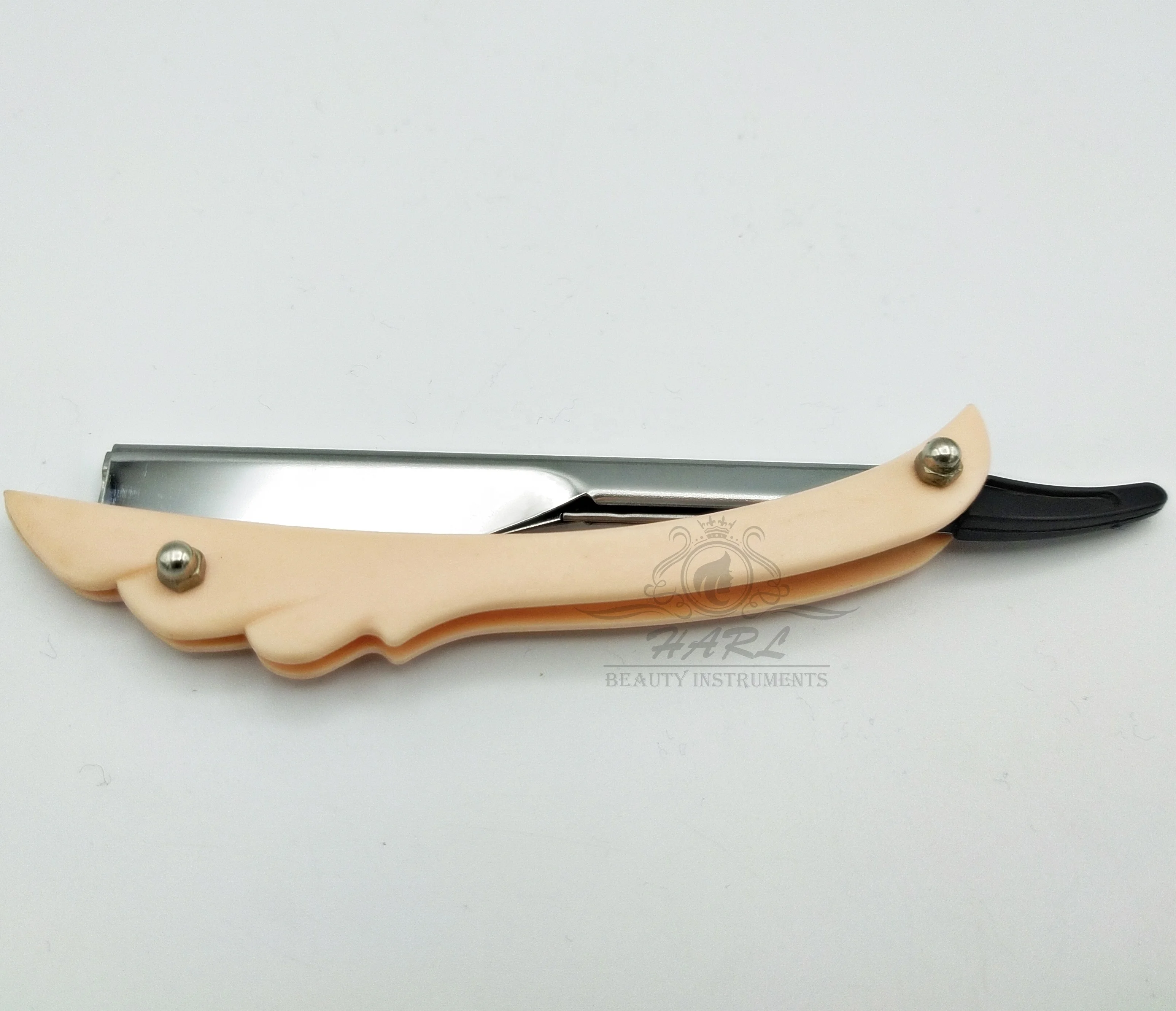 Blade Replaceable Barber Safety Razor Plastic Stainless Steel Handle Straight Shaving Razor Men Wet Shaving Products Single