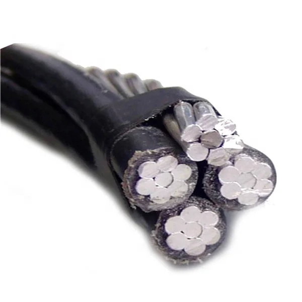 Воздушный комплект дуплексный Abc кабель 395 70 25 мм2 Xlpe изолированный алюминиевый провод электрический