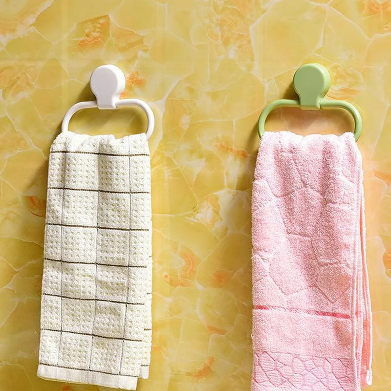 Hand Towel Holder Storage Rack Hook for Kitchen Bathroom Organizer  Adhesive Push Towel Hooks for Kitchen  Hand and Dish Towels