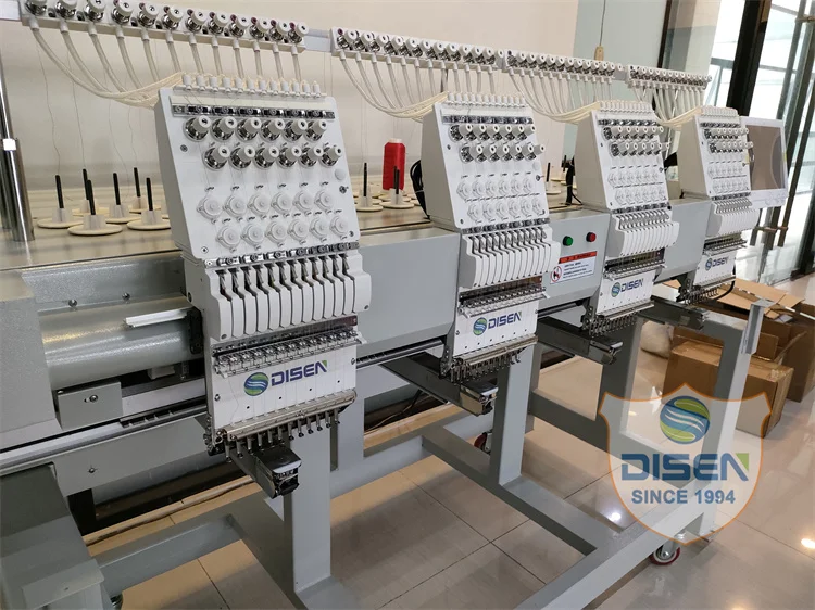 Big Flat Single Head Embroidery Machine Computerized 12/15 Needles Dahao Embroidery Machine Price