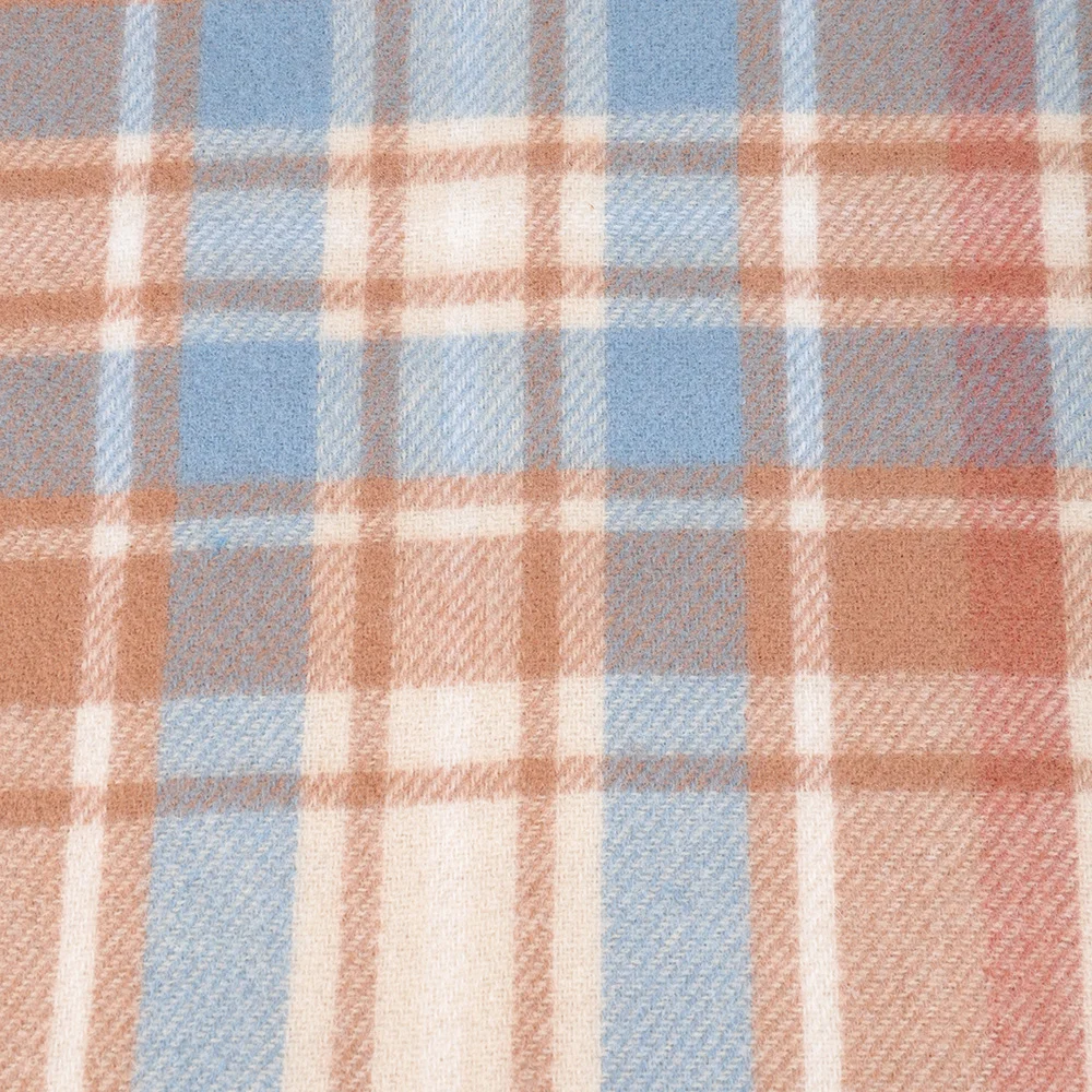 100% Acrylic 2022 custom scarf fashion plaid design woven scarf going out to keep warm scarf for women