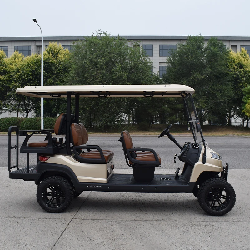 ZYCAR Brand New Designed 6 Seater Electric Golf Cart Battery Operated Factory Price Cool Golf Buggy For Sale