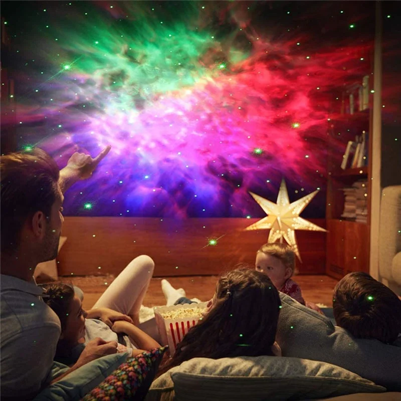 Remote Control Bedroom Light LED Night Light Stars Projector with Remote