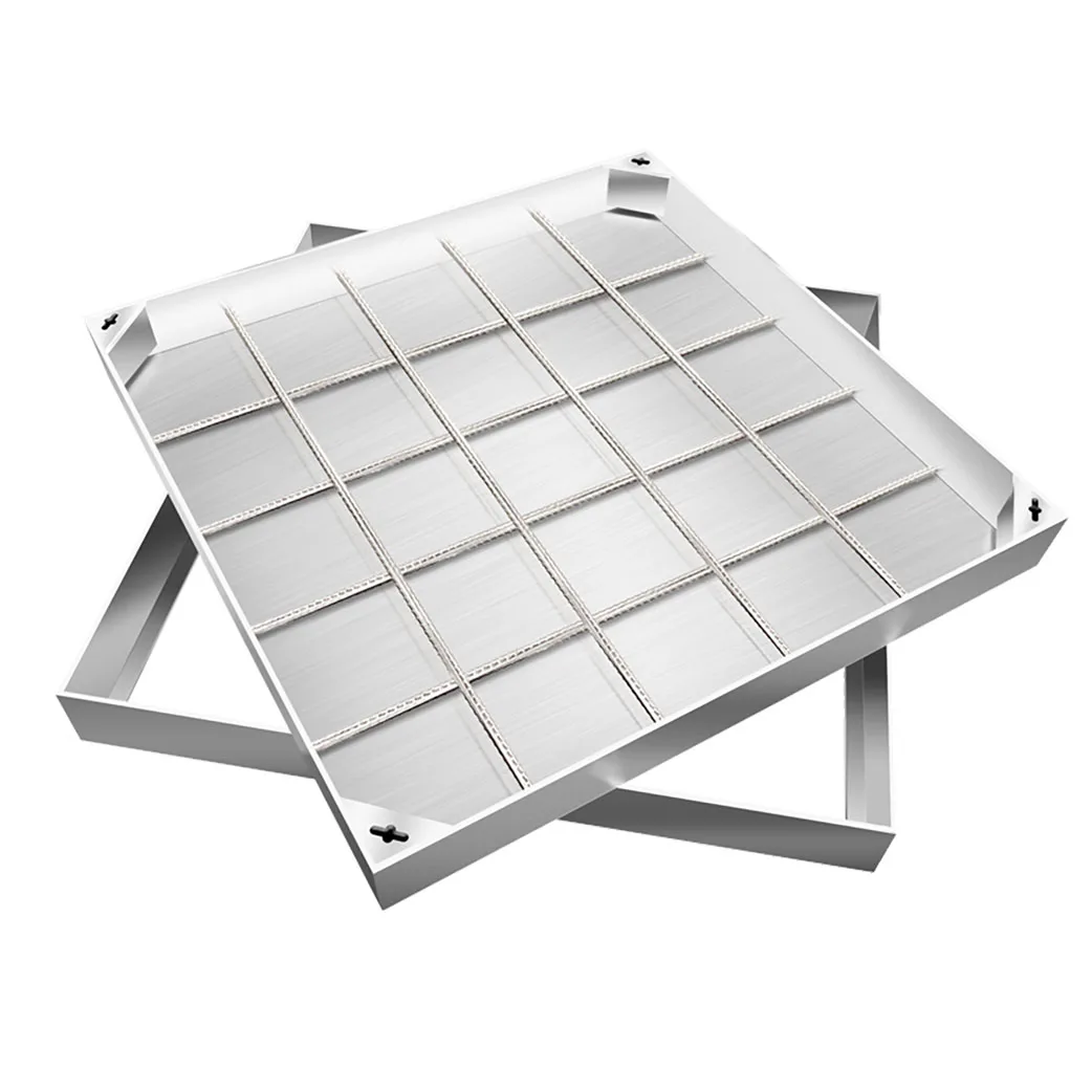 Yixin Stainless Steel Manhole Cover Stainless Steel Invisible Cover Plate For Municipal Engineering