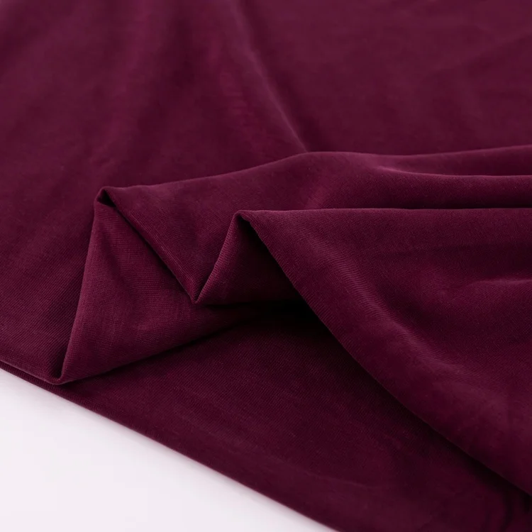 manufacturer wholesale high end fabric 68% rayon 32% polyester jersey rayon polyester viscose fabric for t-shirt