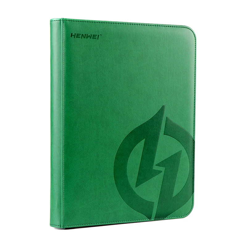 360 Pockets PU Leather Collector Side Loading Pocket Binder For Sport Custom Trading Card Binder Photo Card Album Folder