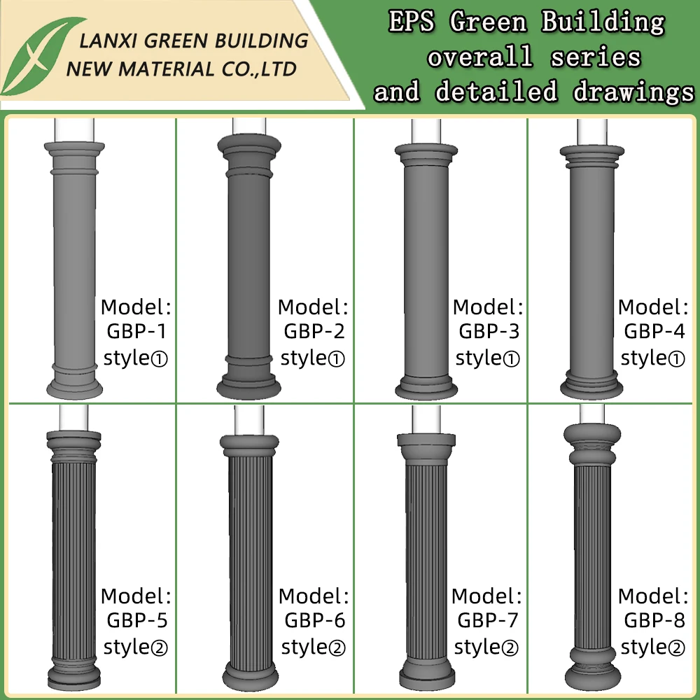 Luxury House Columns Decorative Column and Roman Pillar and EPS Square Column Production and sale of source manufacturers