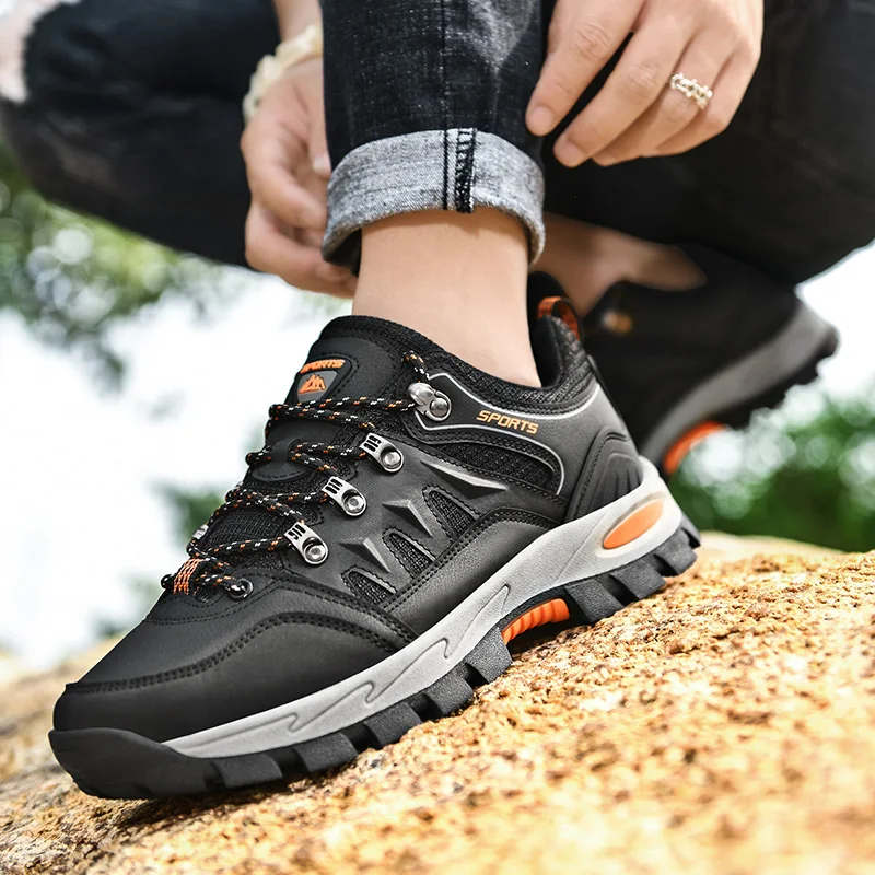 New Arrival Wholesale Outdoor Comfortable Couple Hiking Shoes For Man