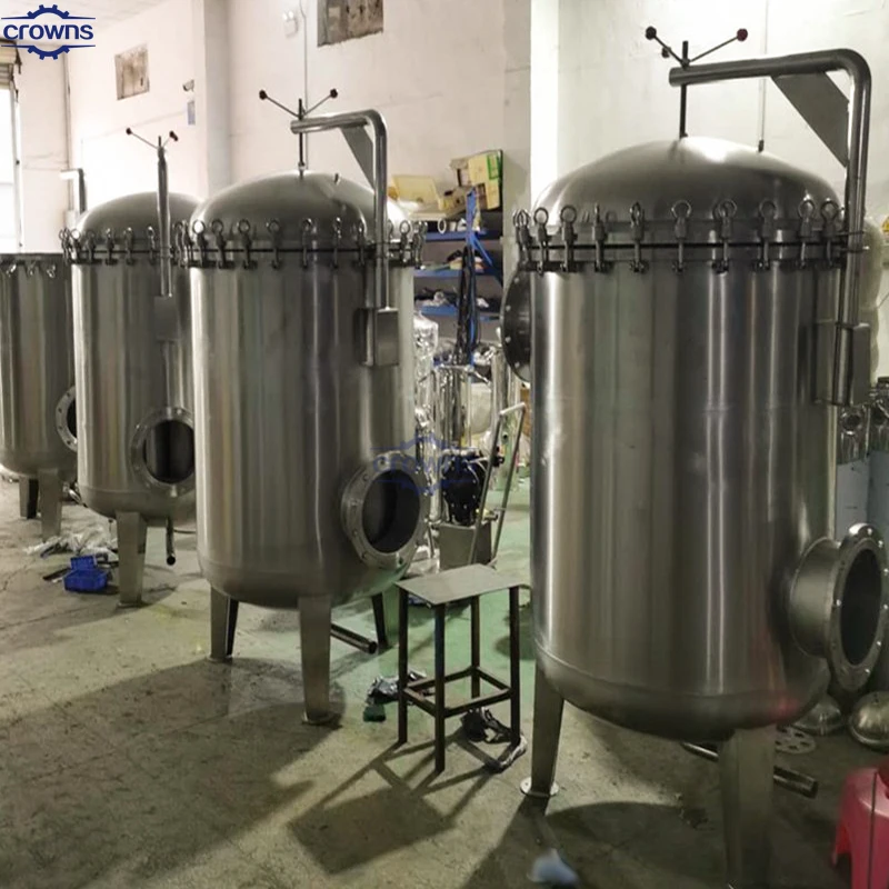 SS304/SS316 Single Multi-Bag Filter Housing PTFE Stainless Steel Membrane Water Treatment Food Industry Galvanized Carbon New