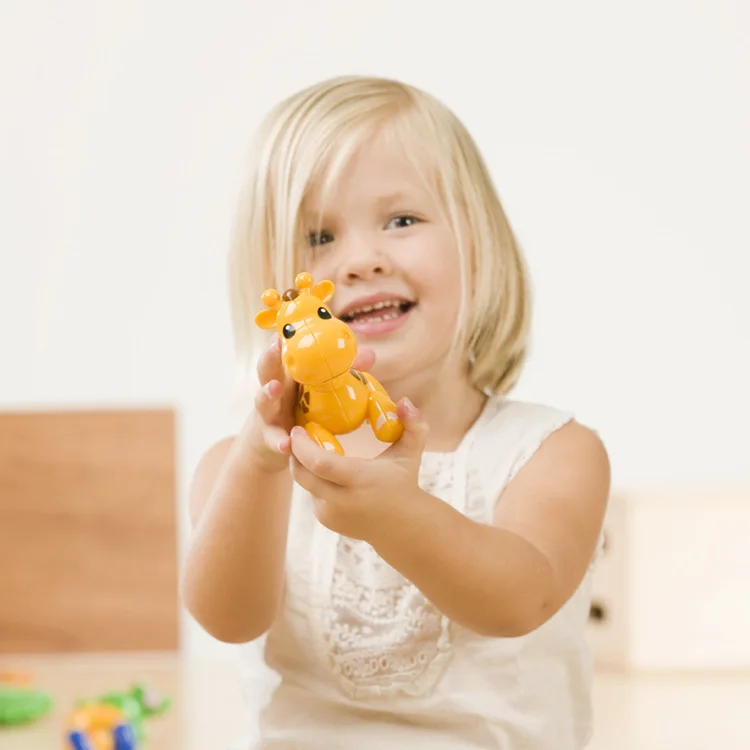 Прямая Продажа с фабрики 2024 головоломка раннее образование джунгли на открытом воздухе тематическая сцена обезьяна тигр Лев милое животное