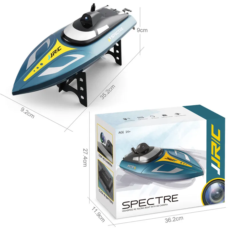 2023 оригинальный JJRC S4 RC лодка синего цвета высокая скорость с Wi-Fi FPV приложение Управление камерой 720P HD крутая доставка мини-игрушка для детей Подарки