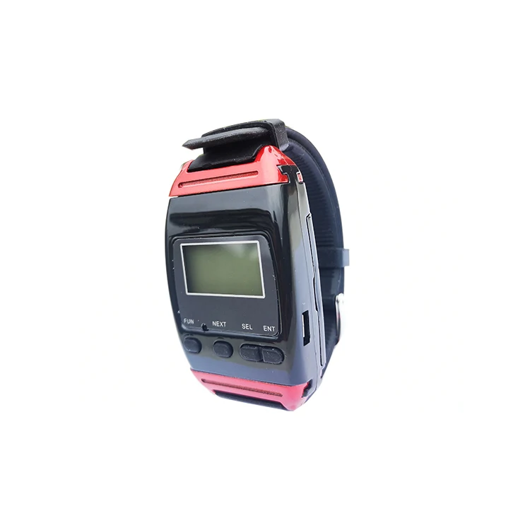 Restaurant Buttons Waterproof Pager Watch Wireless System Waiter Calling Pager