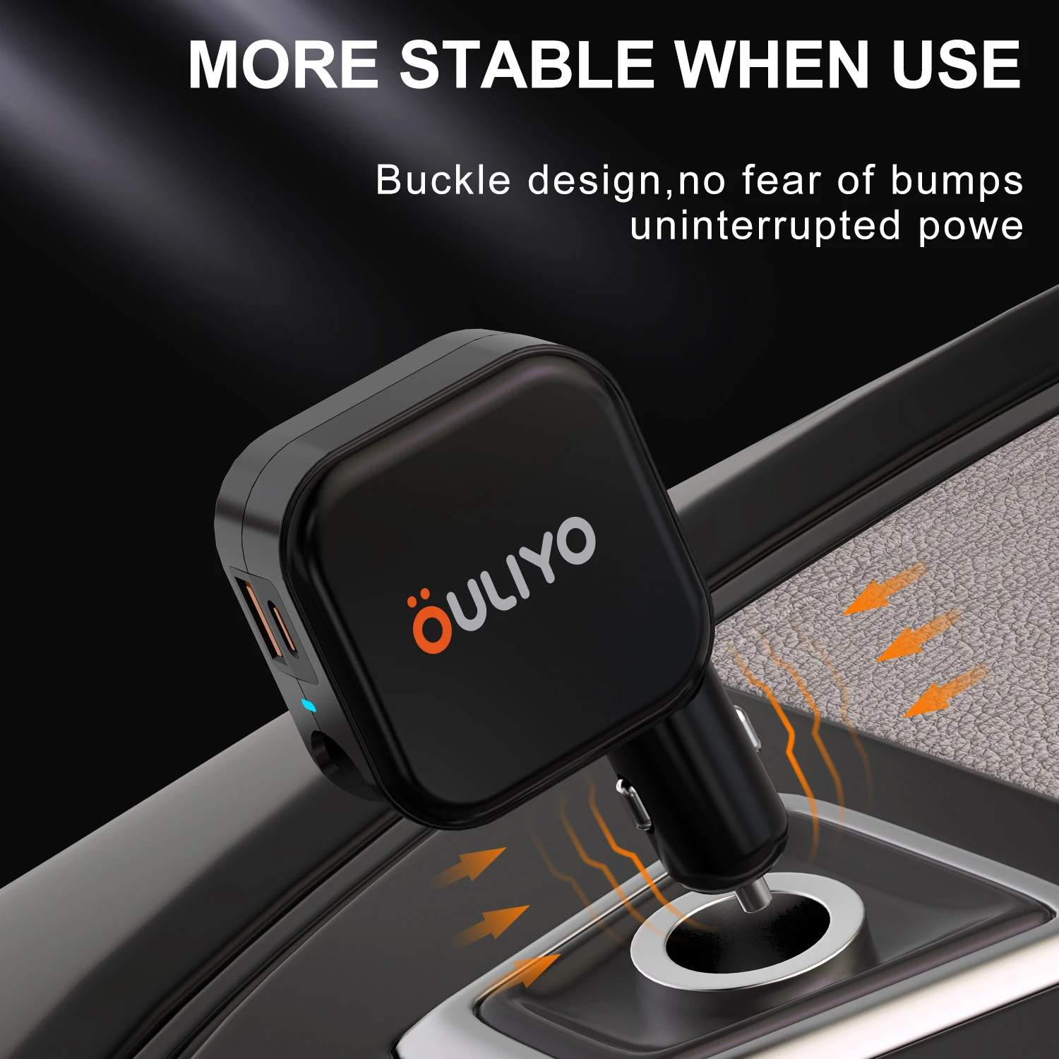 Smart portable Dual USB car charger and car chargers fast charging battery usb car phone charger device Travel Adapter