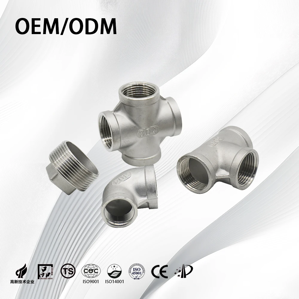Нержавеющая сталь промышленный ASME B16.9 износостойкий NPT/Bsp фитинг редуктор с большим и малым