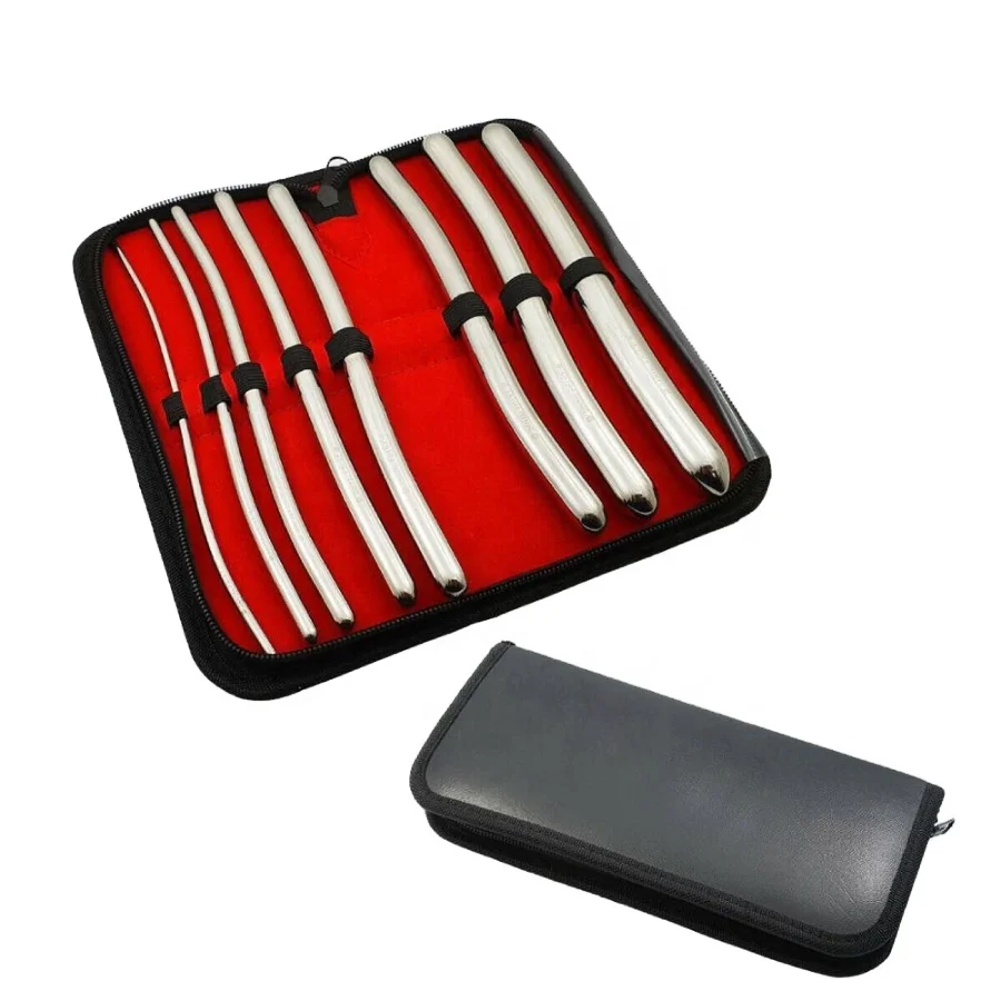 Hegar Uterine Dilator Sounds Set Gynecology Surgical Instruments Kit Set Surgery Medical Practice Student Vaginal Tools