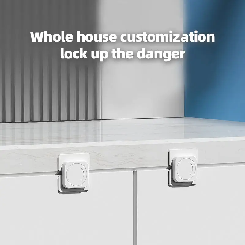Baby Proof Safety Kitchen Cabinet Lock Multifunctional Cabinet Door Refrigerator Drawer Lock