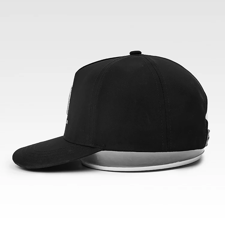 High quality Cotton Polyester Material Baseball Cap 3D Logo Plastic Buckle 5 Panels Embrodirey Hat Custom Design Baseball Gorras