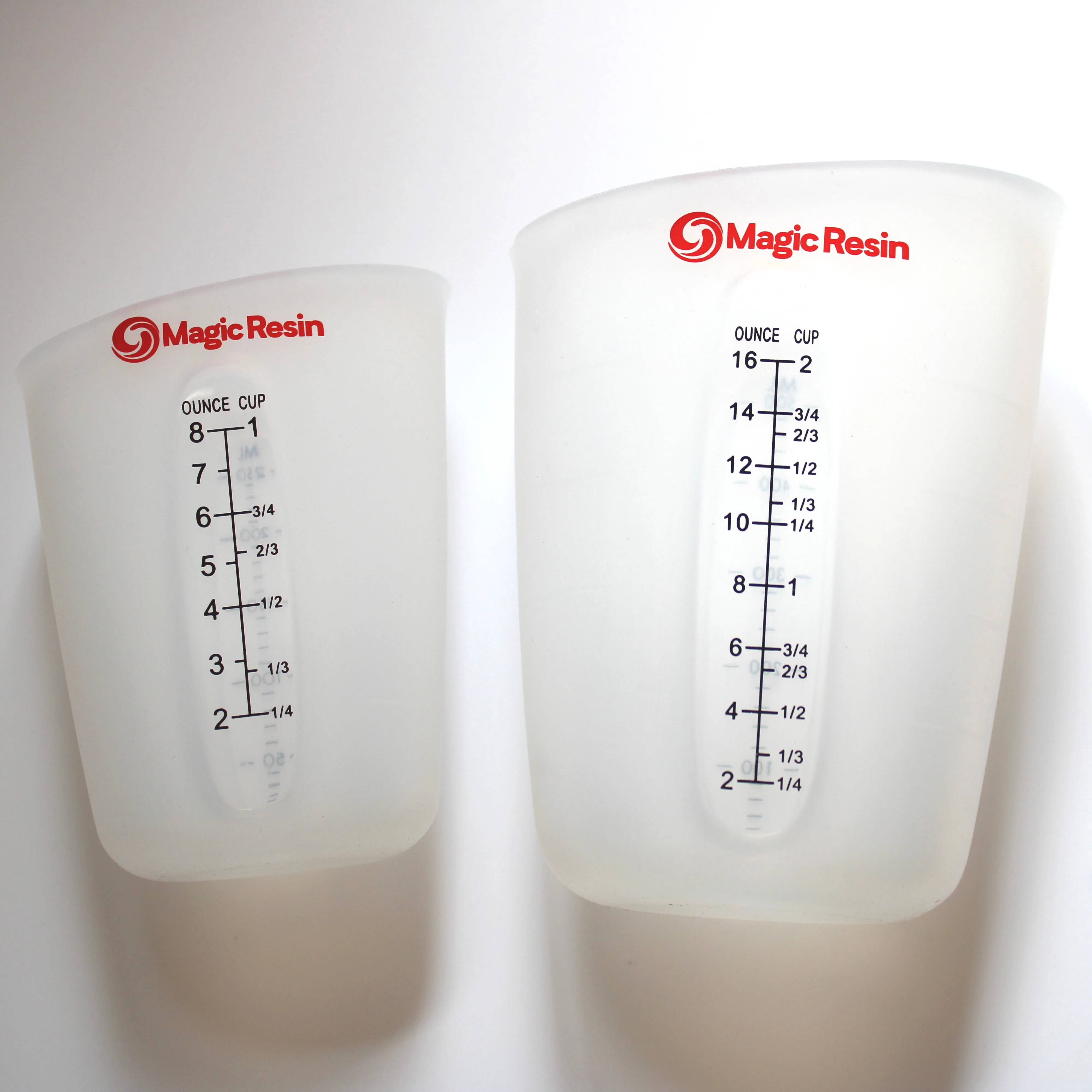 Гибкие термостойкие мерные чашки из пищевого силикона 250 мл (8 унций)/500 мл (16 унций), мерные чашки из эпоксидной смолы