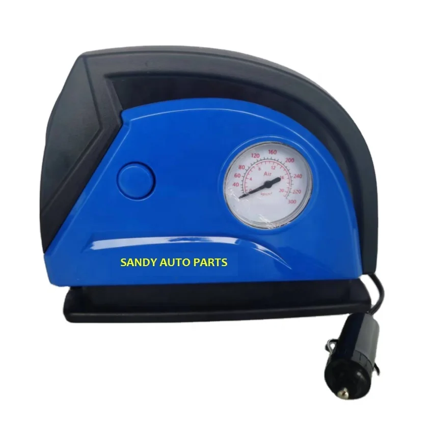 Tire Inflator Portable 12V DC Tire Air Compressor Pump 150 PSI and Portable Auto Tire Inflator with Gauge for Car Bicycles Ball