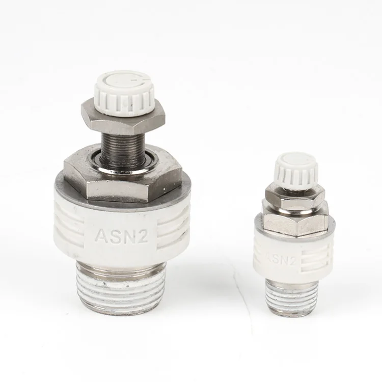 SMC type high quality exhaust throttle valve adjustable silencer ASN-M5-01-02-03-04 plastic silencer