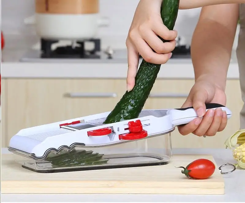 Wholesale of New Product 4 in 1 Food  Vegetable Fruit Chopper Slicer Food Slicer Manual Vegetable Cutter Chopper Cheese Grater