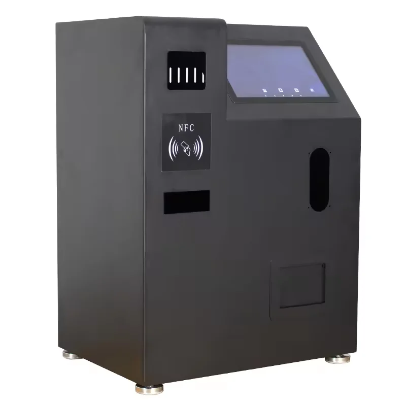 High Security Standard Cash Intelligent Kiosk Shopping Center Self-service Exchange Station Cash Register and Payment Kiosk