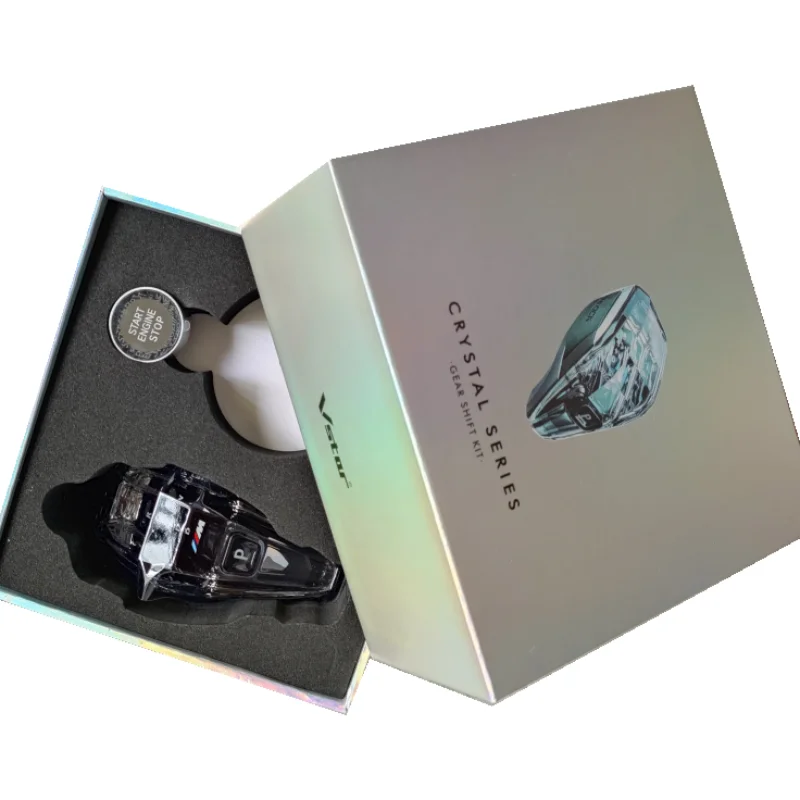 CRYSTAL GEAR SHIFT KNOB WITH 3 SET START KEY CONTROL KNOB FOR GMU 234 SERIES X3X4X5X6