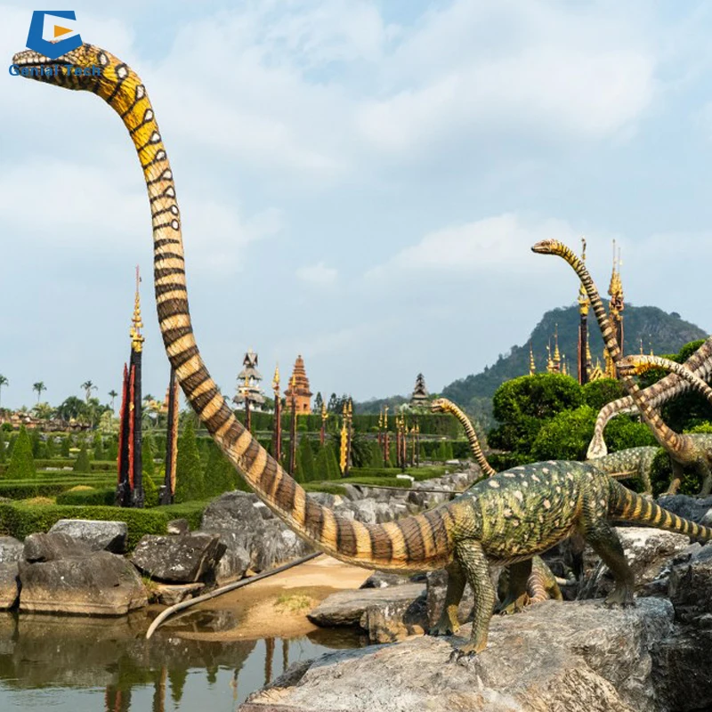 FD-03 High Quality Fiberglass  Dinosaur Statues Life Size Plesiosaurus