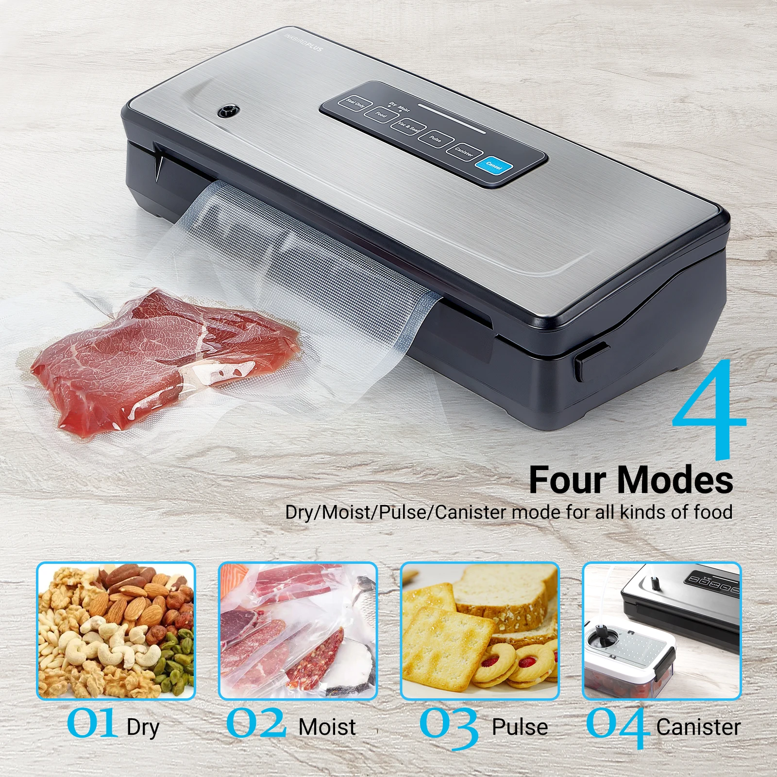 Food vacuum sealer bag sealer kitchen accessories packingsealer machine