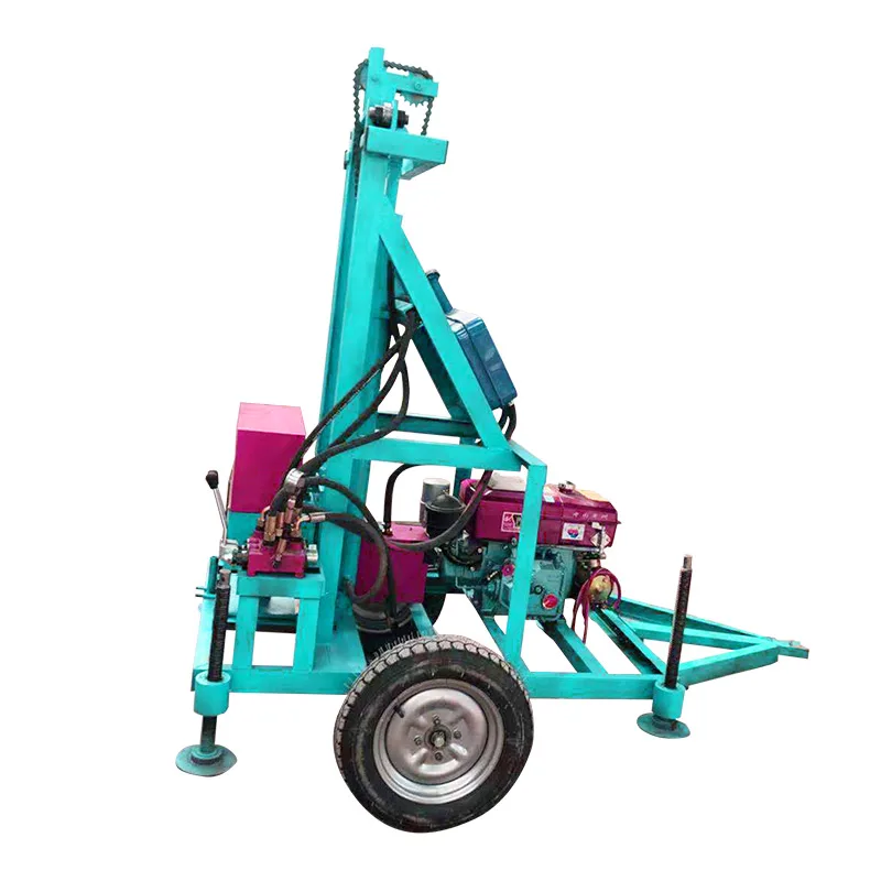  Hot Product HF150D Portable Hydraulic Diesel 150m Deep Water Bore Well Drilling Rig For