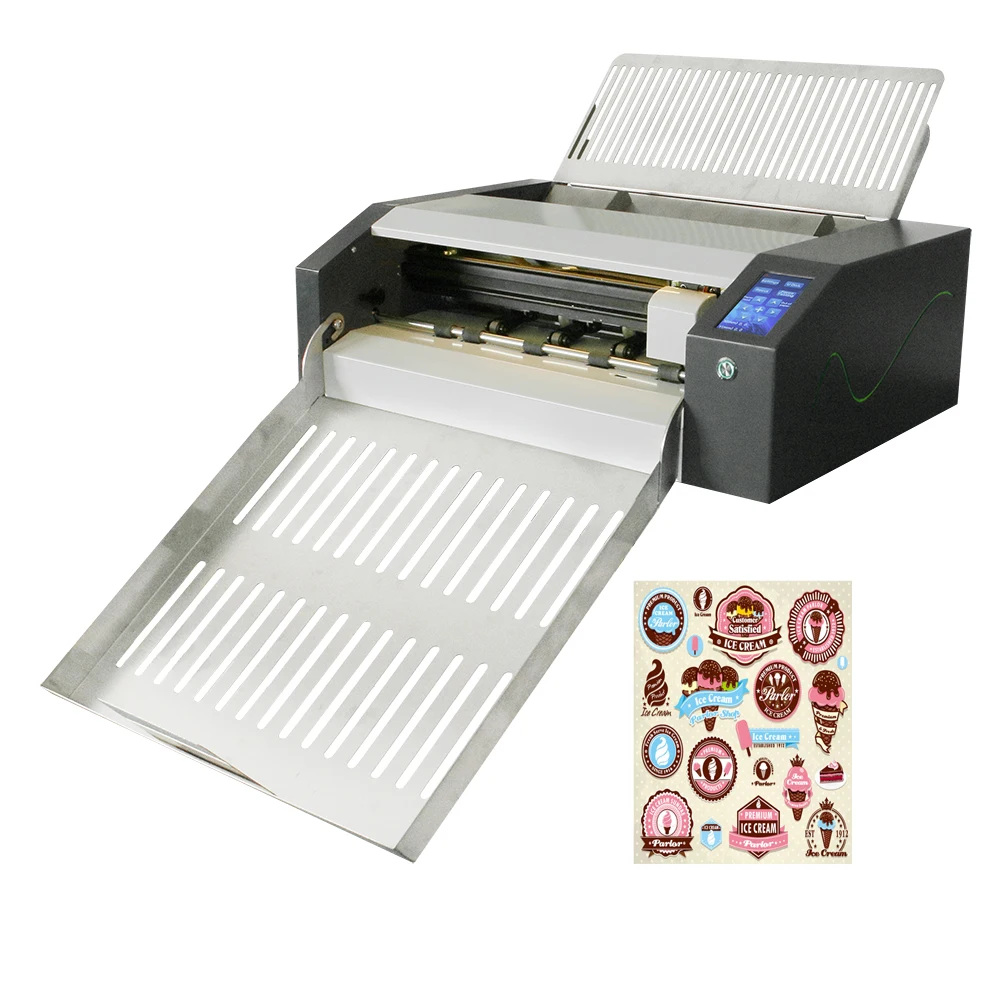 Colorking Desktop Small Digital Half Rotary Die Cut Sticker Sheet Label Cutting Machine Paper Processing Machinery