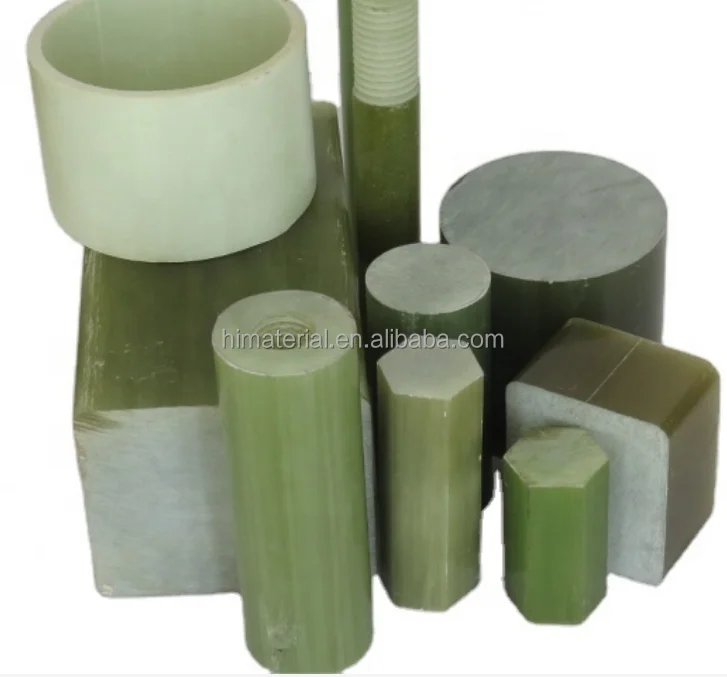 High Strength Resin Reinforced Epoxy Flexible Solid Fiber Glass Insulating Rods cylinder FR4 tube  g10 fiberglass rods