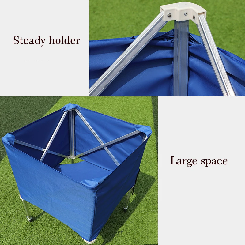 Portable volleyball ball cart Pick Up Cart volleyball ball cart with carrying bag and wheel