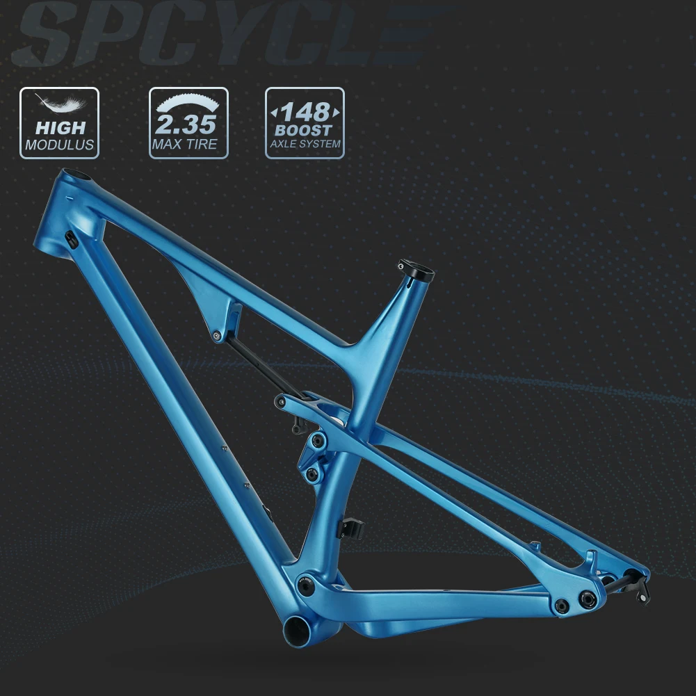 Chinese Factory 27.5er 29er Full Suspension MTB Carbon Frame Mountain Bicycle Frame 27.5 29 Boost Carbon MTB Bike Frame