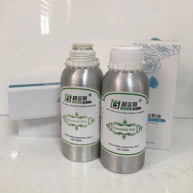 Aromatherapy Diffuser Essential Oil 500ml Aluminum Bottle Hotel Scent Essential Oil for Diffuser