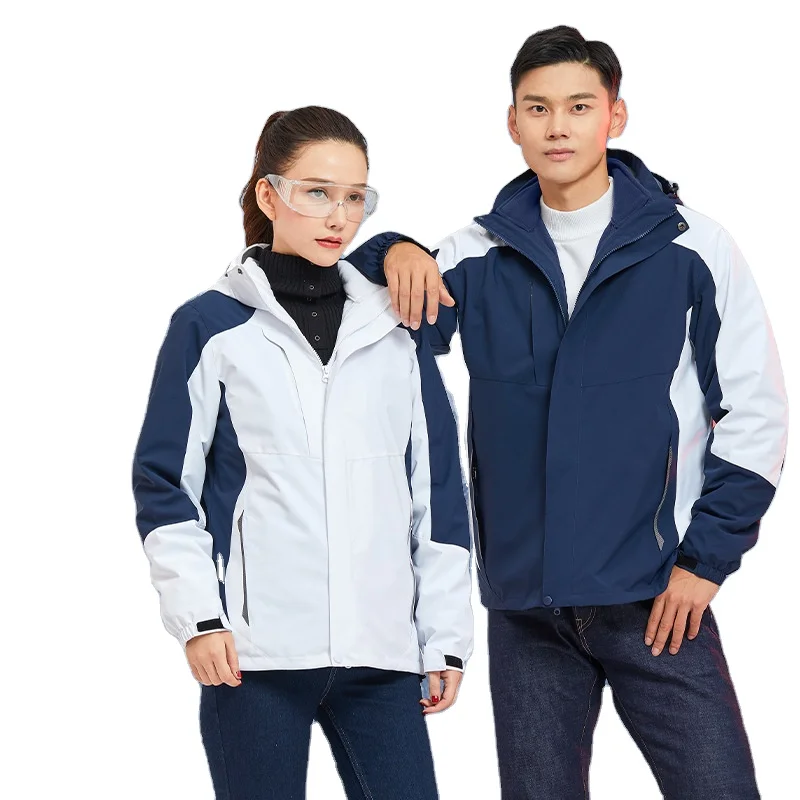MAQVOB windbreaker jacket uniform high quality outdoor wear manufacturer wholesale clothing men goose down fleece custom jacket